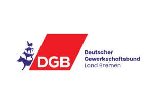 Logo dgb bremen rgb komplett figuren und schrift blau dgb wei├ƒ